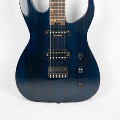 Swisher Handmade Machine 6 2022 Indigo Blue Electric Guitar image 12