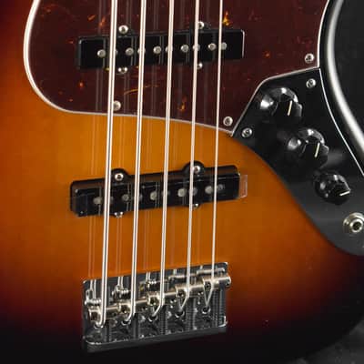 Fender American Professional II Jazz Bass V 3-Color Sunburst Rosewood Fingerboard image 3
