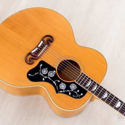 1993 Gibson J-200 Jumbo Guitar Antique Natural, Figured & Near-Mint w/ Case image 10