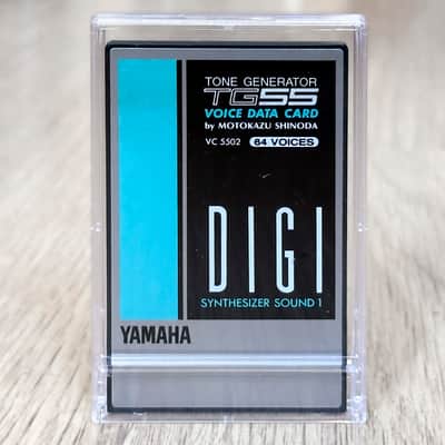 Yamaha SY55 / TG55 VC5502 Voice ROM Data Card // DIGI // Motokazu Shinoda