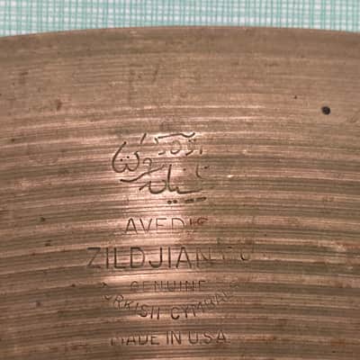 Vintage Avedis Zildjian 22" Ride Cymbal (2650g) – 1960s (60s Stamp) imagen 5