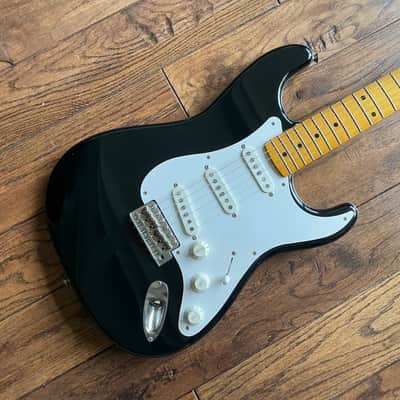 2007 Fender ST-57 Stratocaster USA Vintage Pickups 1957 Reissue MIJ Black image 1