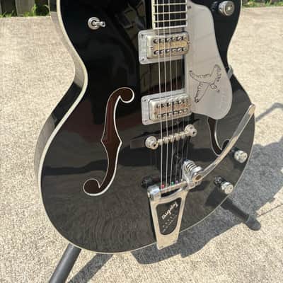 Gretsch G6136TSL Silver Falcon with Bigsby 2004 - 2016 - Black image 1