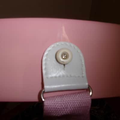 Barbie Mattel Kids Size Girls Acoustic Guitar and Pink Strap small body sounds like a Ukulele 2005 image 7