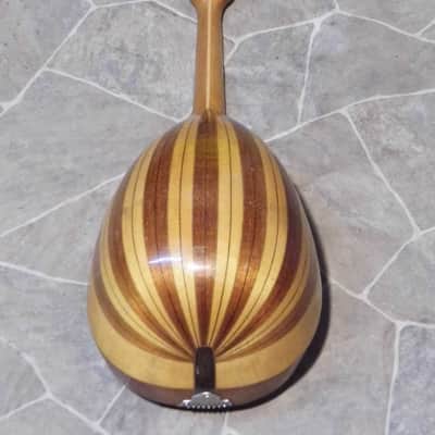 fine vintage MIGMA all solid luthier Wunderlich quality 8string bowlback MANDOLIN Germany image 3