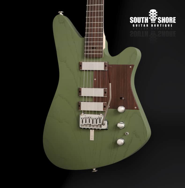 Tao Guitars Sutorato “U-A-M” - Lincoln Green (black filled pores) w/ ABM 2-Point Trem. NEW (Authorized Dealer) *VIDEO ADDED* image 1