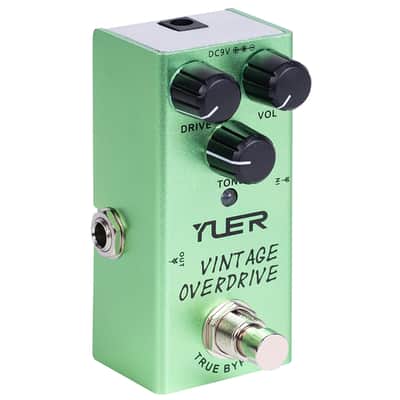 YUER Vintage Overdrive Electric Guitar Effects Pedal Mini True Bypass ✅ New image 3