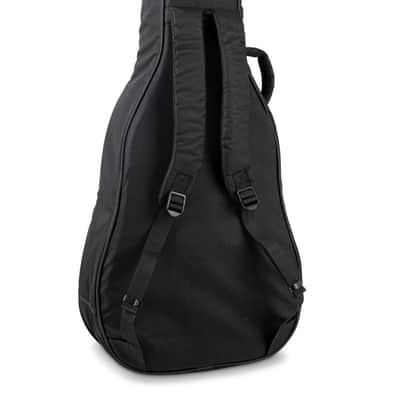 Ovation Mid/Deep Bowl & 12-String Guitar Gig Bag w/ Back Strap - Black image 2
