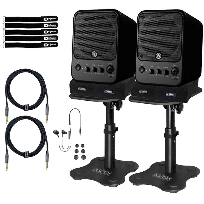 未使用　Yamaha MS101-4 MS101-4 Powered Monitor Speaker - Yamaha USA