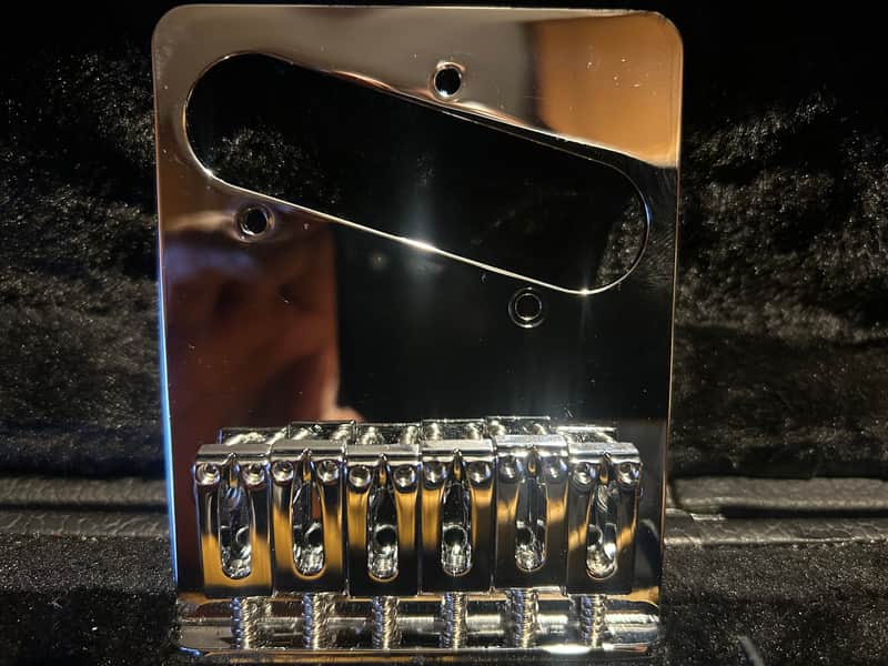 Fender 005-3354-000 Standard Series Telecaster Bridge Assembly 2010s - Chrome image 1