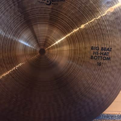 Paiste 16" 2002 Black Big Beat Hi-Hat Cymbals (Pair) 2016 - Present - Traditional image 4