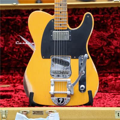FENDER 50s Vibra Tele Heavy Relic Aged Butterscotch Blonde image 16
