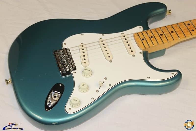 1994 Fender Stratocaster 40th Anniversary, EMG Pups, MIM | Reverb