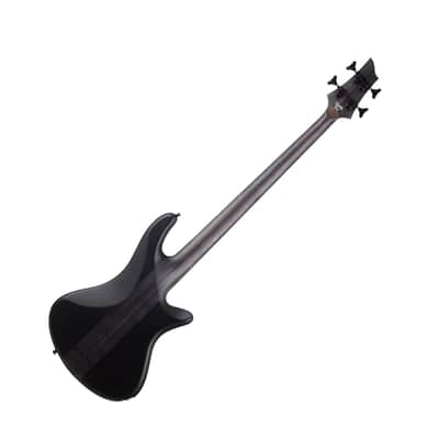 Schecter Stiletto-4 Stealth Pro EX LH bass in Satin Black image 2