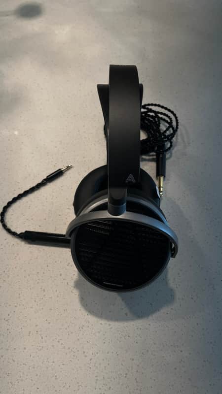 Audeze MM-100 Open Back Planar Magnetic Headphones - 18 Ohms 2022 - Present - Black image 1