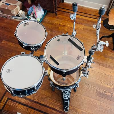 Tama Silverstar Cocktail Jam Portable 4pc Birch Drum Kit 2014 - 2017 - Indigo Sparkle image 1