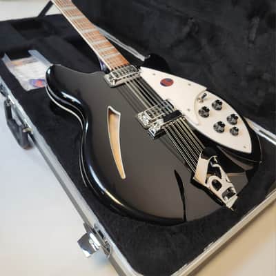Rickenbacker 360 Jetglo 12-String Semi-Hollow Guitar, Stereo, HSC image 2