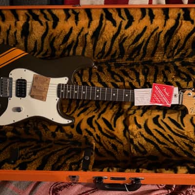 Fender To The Stars Limited Edition Tom Delonge "Padre" Stratocaster 2025 - Brown w/ Orange Competition Stripe image 1
