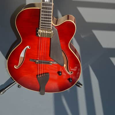 Peerless Leela (16" Cremona) 40th anniversary model Ruby Sunburst, one of 50 made image 17