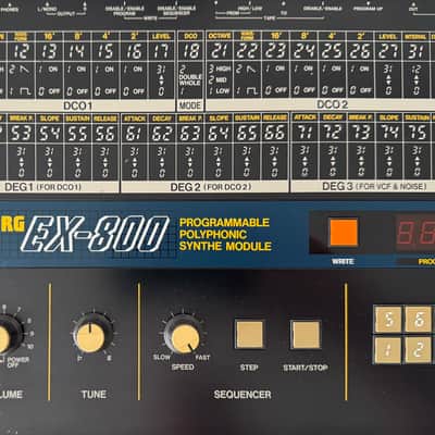 Korg EX-800 Analog Rackmount Synthesizer - Excellent Working Condition image 4