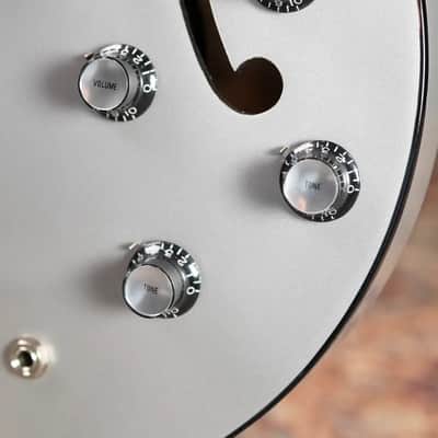 Gibson Custom Shop 1961 ES-335 Semi-Hollow Electric Guitar - Silver with Hardshell Case image 16