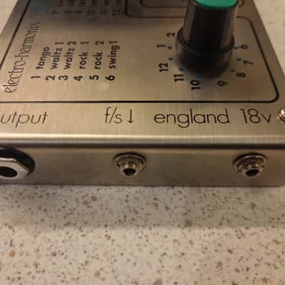Electro-Harmonix Vintage Analog Drum Machine (1976, UK Rhythm-12 70's - Silver image 2