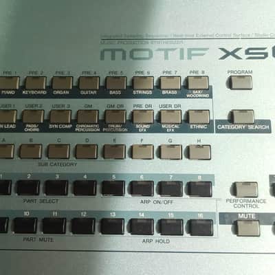Yamaha Motif XS 6 Production Synthesizer 2000s - Gray image 7
