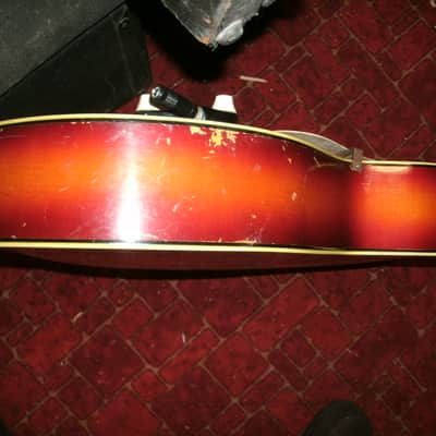 1947-51 Kay 17" Archtop guitar cherry sunburst DeArmond pickup image 8