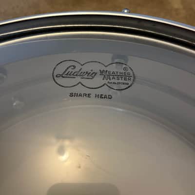 1968 Ludwig LM400 Supraphonic Original Heads, Drum Key, Stand image 8