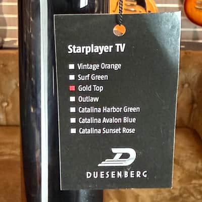 DUESENBERG Starplayer TV Gold Top - incl. Case - 3,584 kg image 8