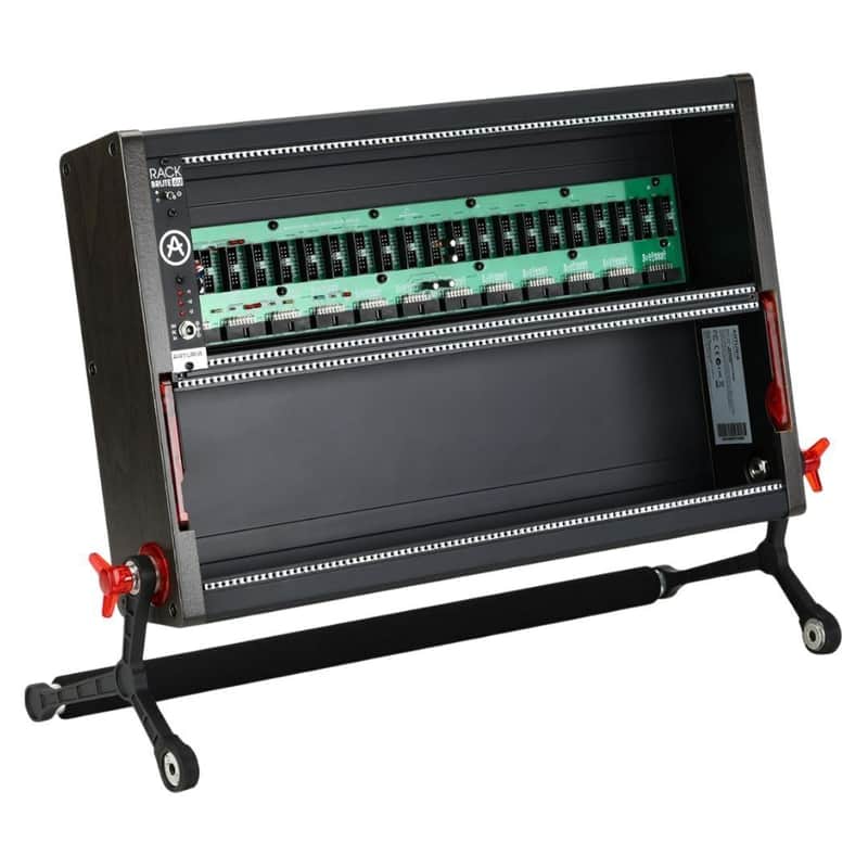 Arturia RackBrute 6U Armored Noir Eurorack Case Enclosure with Military-Grade Power Rail, Multi-Position Configuration, and Power Supply (Black) image 1