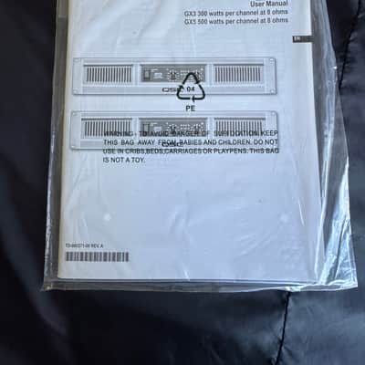QSC GX5 2-Channel Power Amplifier - Silver image 8