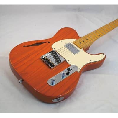 G&L Tribute ASAT Classic Bluesboy Semi Hollow Clear Orange image 1