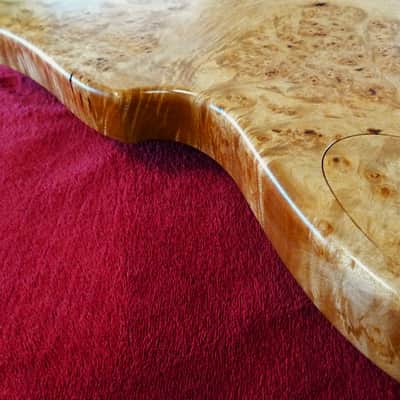 Rukavina 8 String Ripple Lap Steel -- 24" Burled Maple image 15