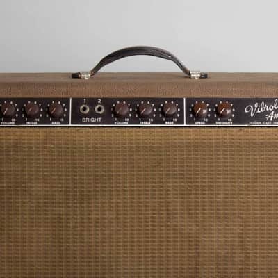 Fender  Vibrolux 6G11A Tube Amplifier (1961), ser. #00624. image 4