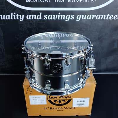 Gon Bops 8.5" Stainless Steel 14" Banda Snare Drum (Tarola) image 3