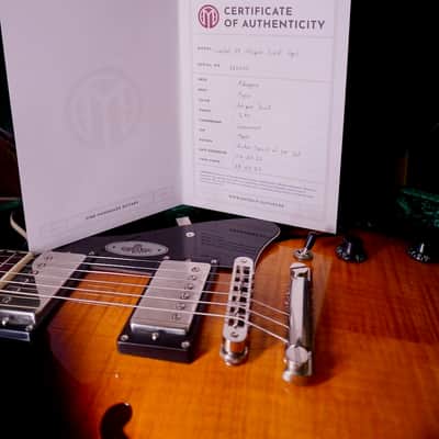 Maybach Guitars  CAPITOL 59 Aged ( 335 Thinline )  2022  Sunburst In Stock Ready to Ship Worldwide ! image 10
