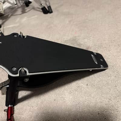 DW 9000 Series Double Bass Drum Pedal Newest Model with updated rim clamp and rubber bottom image 11