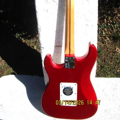 Fender Stratocaster HSS Guitar, 2001, NOS, Candy Apple Red, Gig Bag image 8