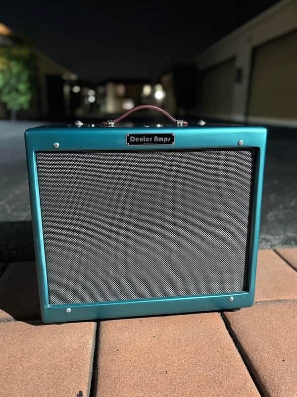 Dexter Amps Super Pup 6L6 2026 - Antique Pelham Blue Nitrocellulose Lacquer image 1