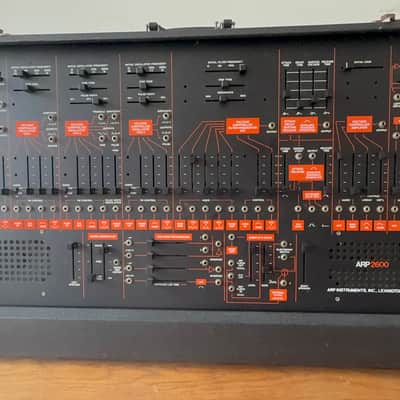 ARP 2600 Black/Orange serviced and overhauled