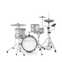EFNOTE mini Acoustic Designed Electronic Drum Set White Sparkle