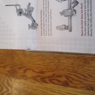 Ludwig Atlas Heavy Duty Bass Drum Tom Rail Mounting System - In Box Never Used! image 7