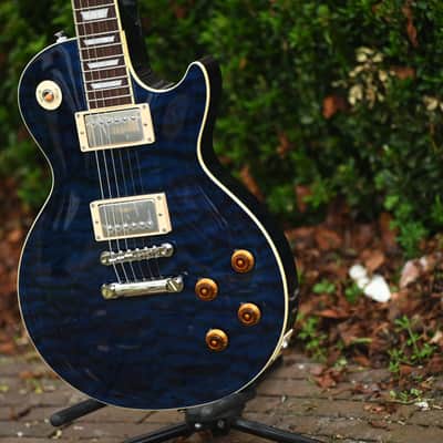 [今月末まで] Tokai LS-101Q IB Tokai LS-101Q IB - Quilt Indigo Blue | Reverb Canada