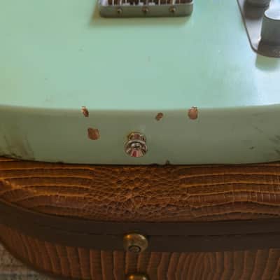 Bill Nash Surf Green 2015 T-63 Relic'd Telecaster and OHSC image 15