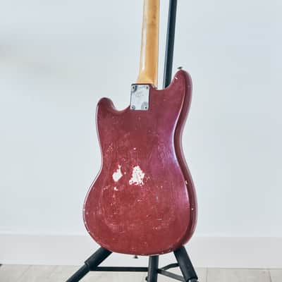 Fender Mustang Guitar with Rosewood Fretboard 1966 - Dakota Red image 5