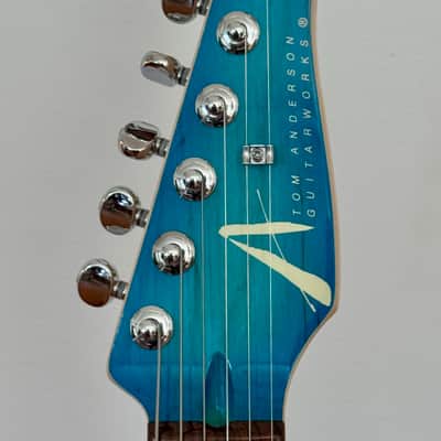 2023 Tom Anderson Guitarworks Drop Top - Natural Bora Burst - MINT image 3