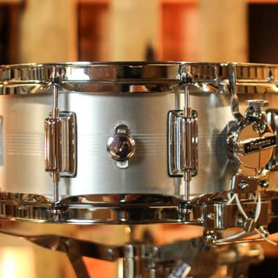 Rogers 5x14 Dyna-Sonic 7-Line Aluminum Snare Drum image 3