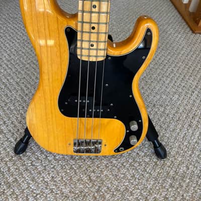 Fender Precision Bass with Maple Fretboard 1976 - Natural image 2