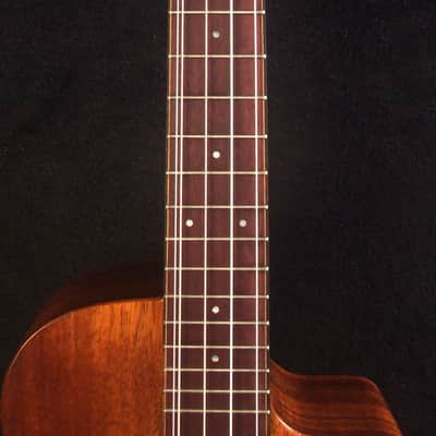 Handcrafted 5 String Baritone Ukulele, Hawaiian Koa, Cutaway, Soft-bag, Bruce Wei UC19-2005 image 9